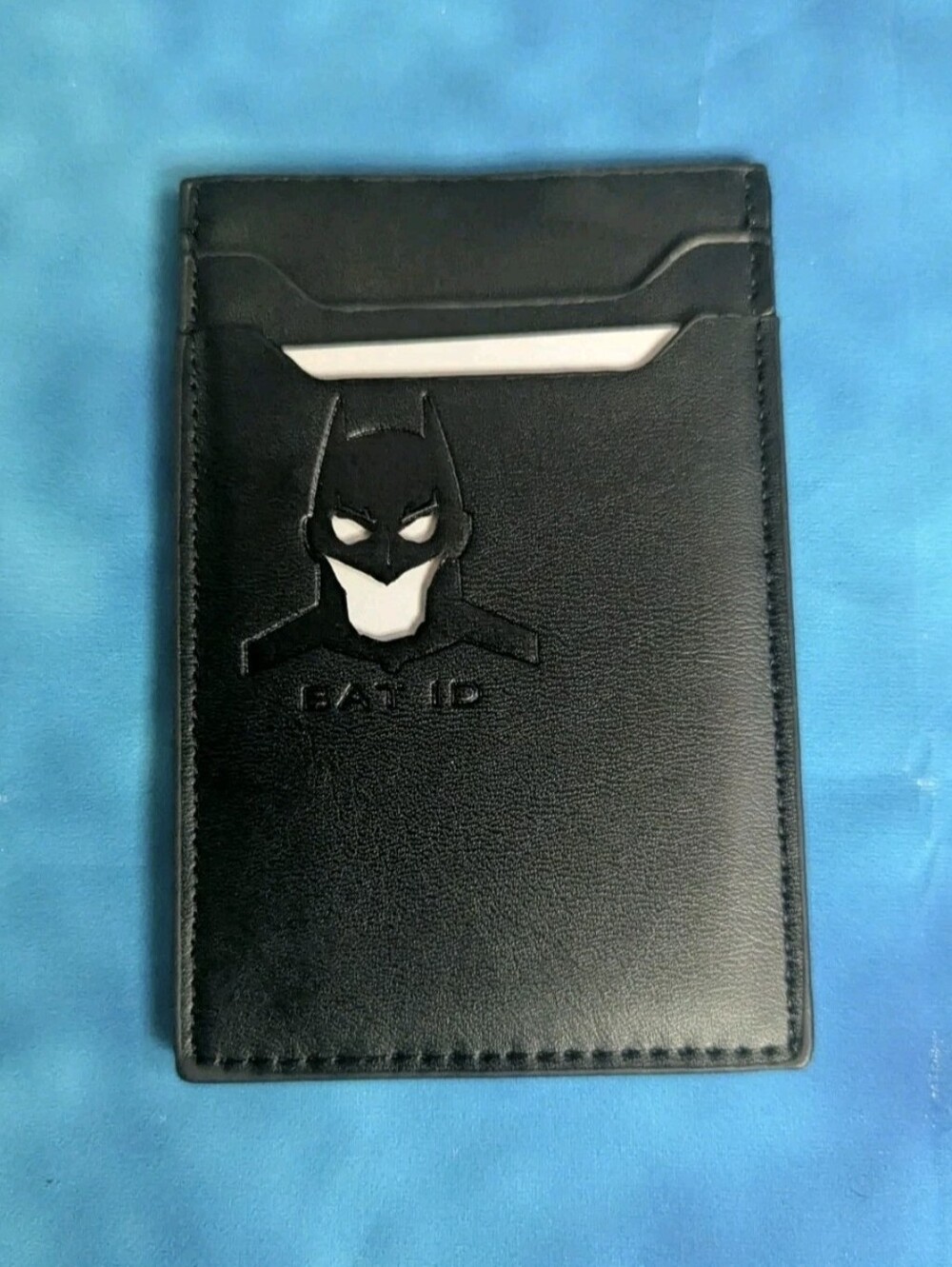 Bat iD Batman Vertical Wallet ID Holder Black NIB